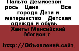 Пальто Демисезон 104 рось › Цена ­ 1 300 - Все города Дети и материнство » Детская одежда и обувь   . Ханты-Мансийский,Мегион г.